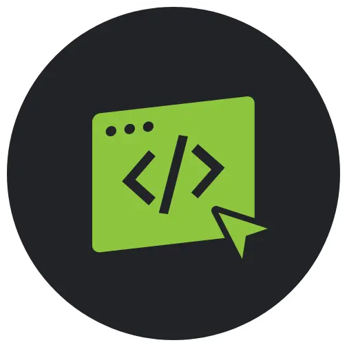 web icon circle